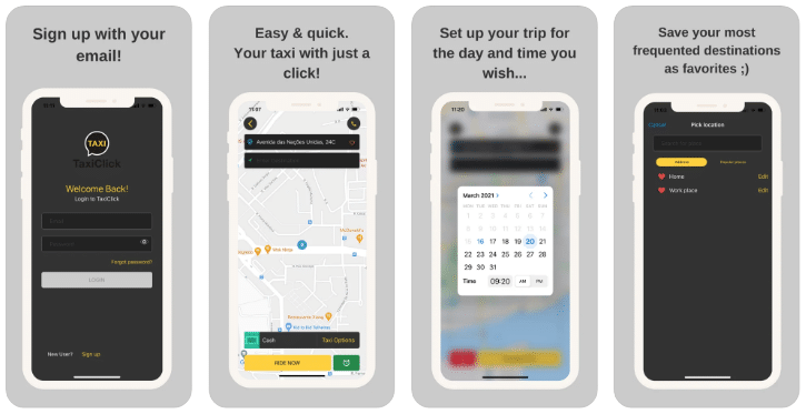 taxi click app store screenshots 2